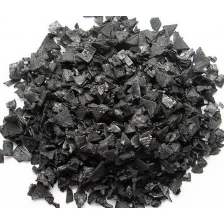 Escamas de sal con carbon vegetal